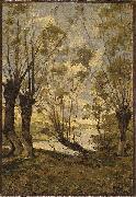 Henri Harpignies Willows on the Banks of the Loire china oil painting artist